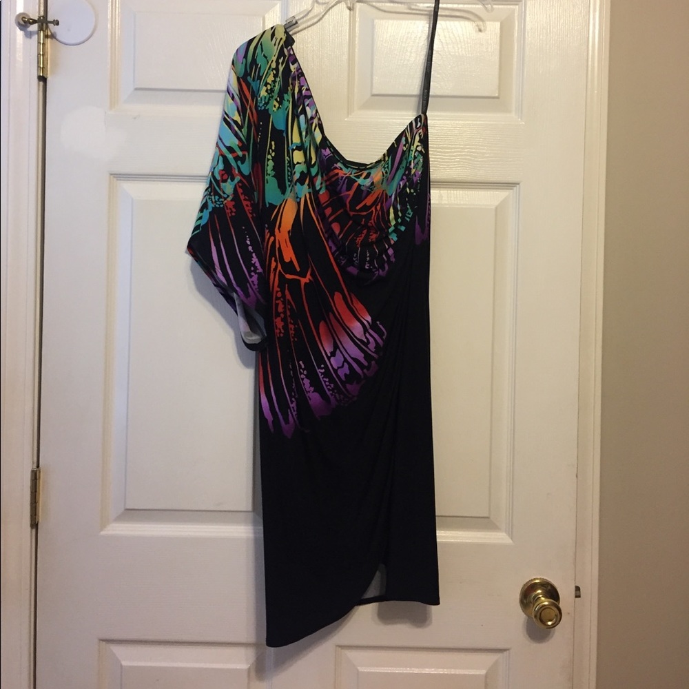 One shoulder dress