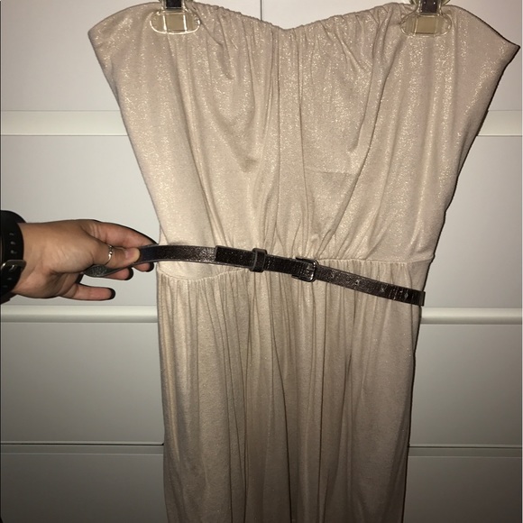 Express Dresses & Skirts - Express Gold Strapless Dress Express Dresses & Skirts - Express Gold Strapless Dress