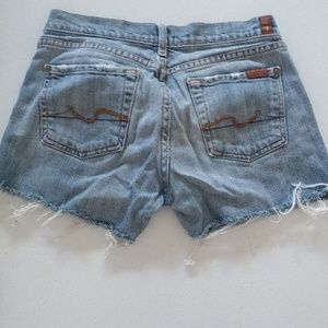 7 jeans cut off shorts size 26