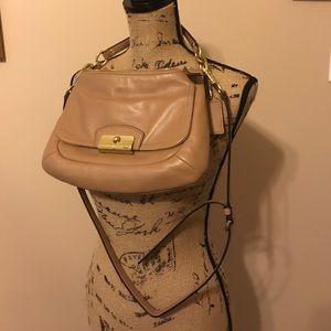 Vintage Leather Coach Handbag