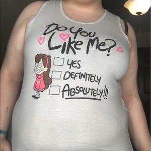 Gravity Falls "Do You Like Me?" Tank Top