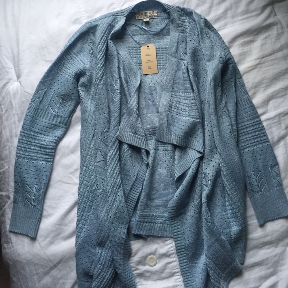 Light Blue Cardigan