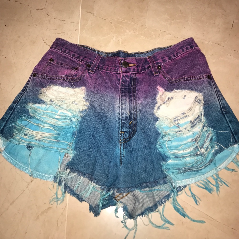 LF vintage distressed jeanshorts