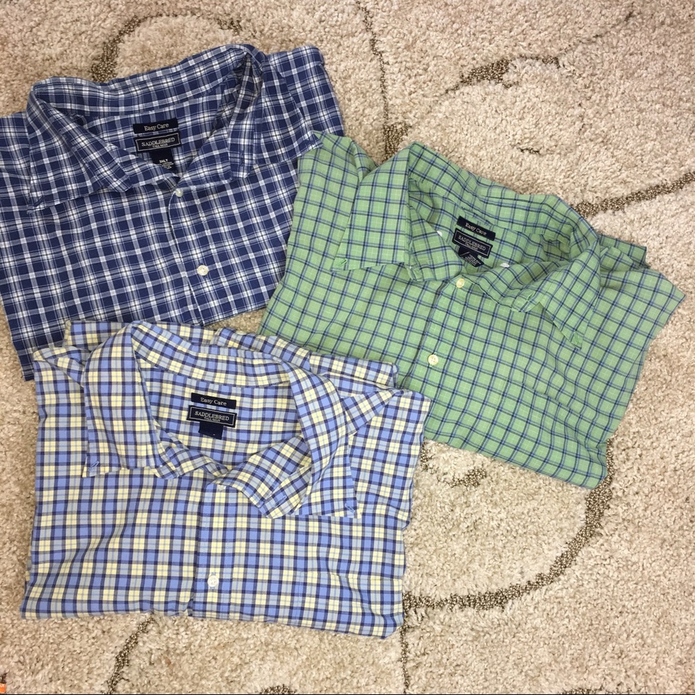 🔹SOLD🔹Saddlebred men's shirts lot 3 size 3XL