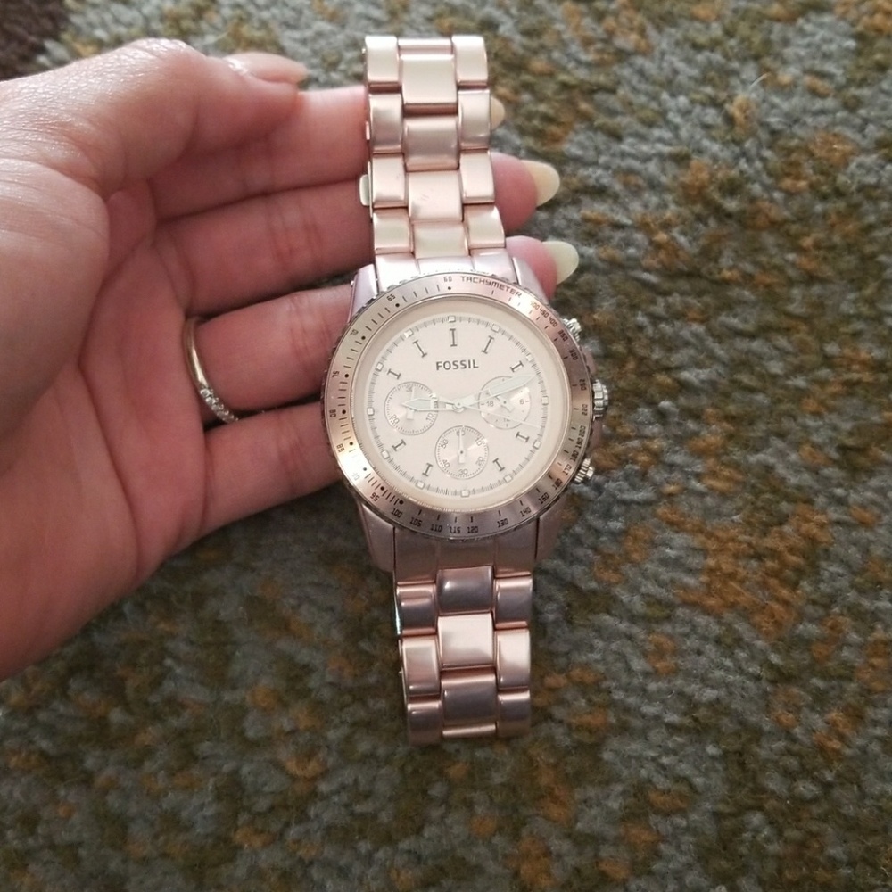 Stella Peach Aluminum Chronograph 