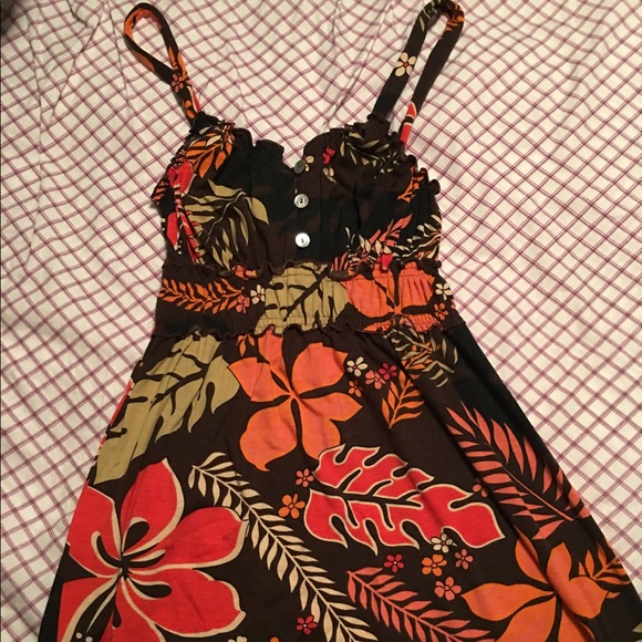 Lucy Love Dresses & Skirts - Lucy love size large brown Hawaiian dress