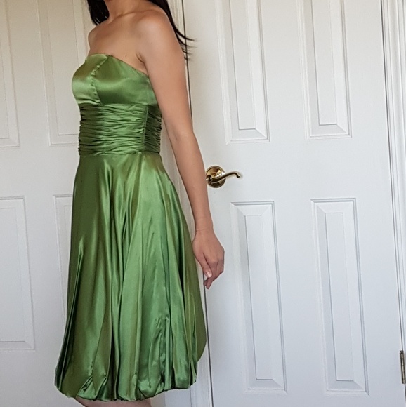 Green bridesmaid dress - Picture 2 of 4