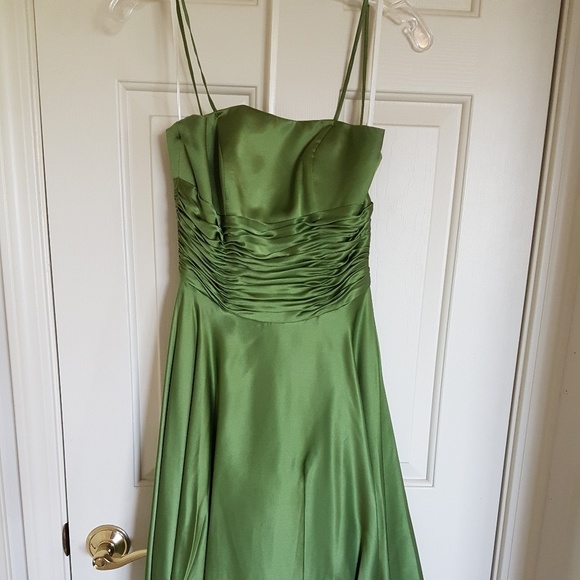 Green bridesmaid dress - Picture 4 of 4