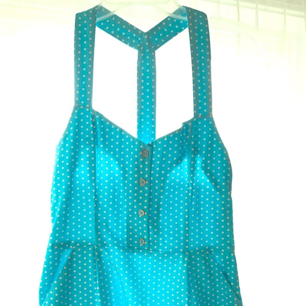 Turquoise sun dress