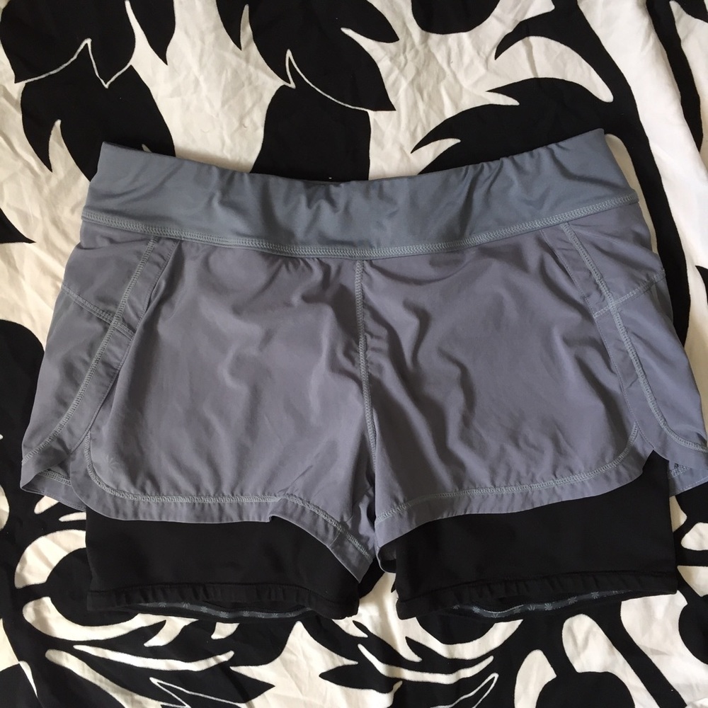 Athleta • Ready Set 2-in-1 Compression Shorts