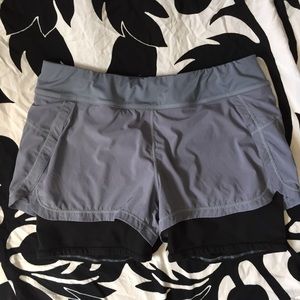 Athleta • Ready Set 2-in-1 Compression Shorts