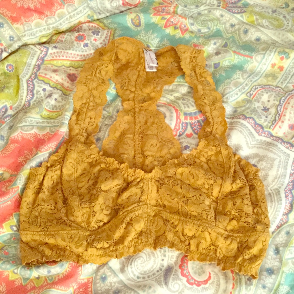 Gold Racerback Bralette