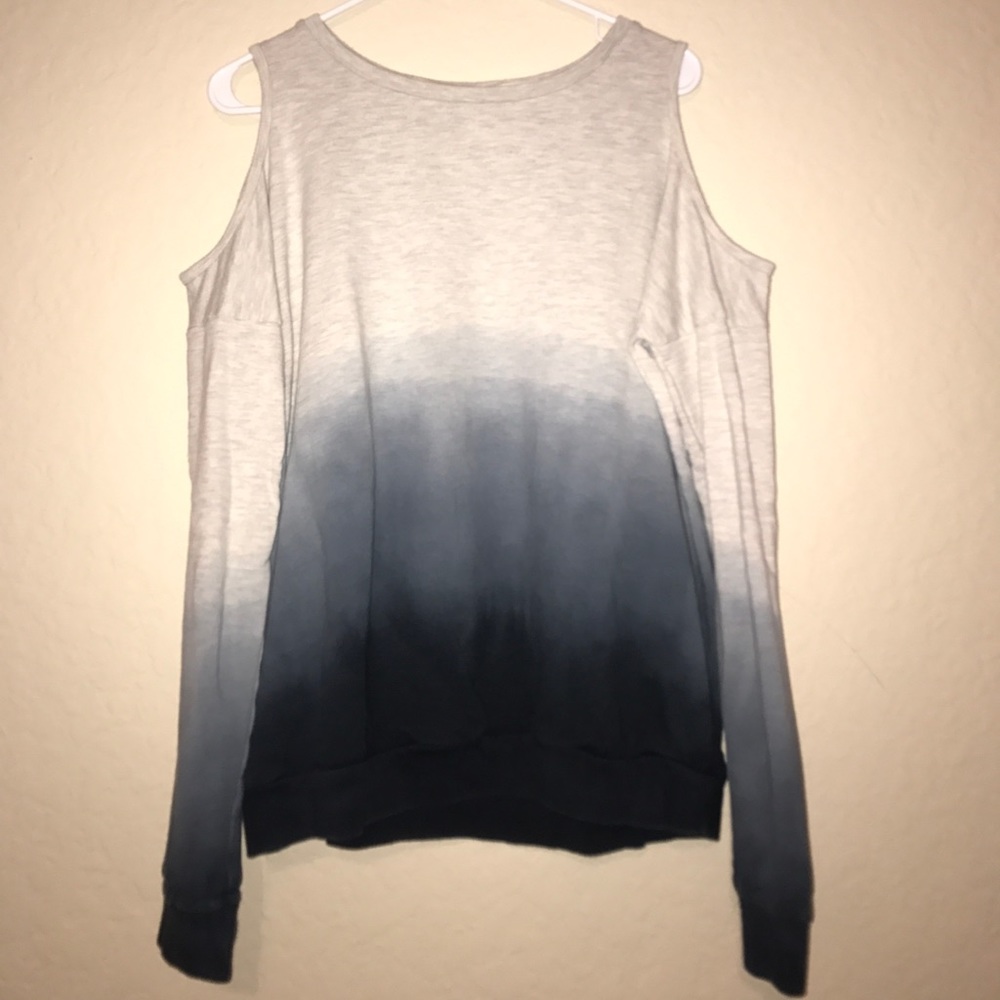 TOPSHOP cold shoulder sweatshirt
