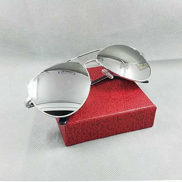 2017 NEW AVIATOR UNISEX STYLE TRENDY SUNGLASSES - Picture 2 of 2