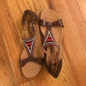 Pikolinos Beaded Sandals (Size 10 but fits like 9)