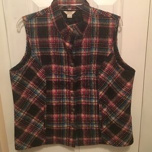 Christopher Banks quilted vest