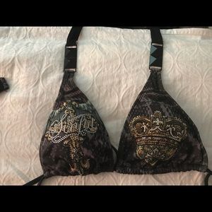Sinful brand studded detail bikini