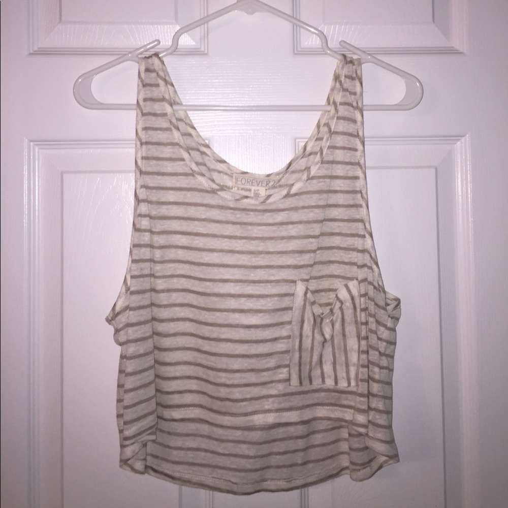 blue and white stripped shirt