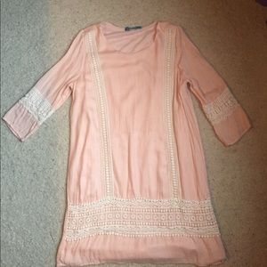 3/4 sleeve lace dress