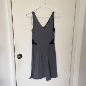 Gray sleeveless dress