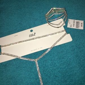 Diamond Choker and Bracelet Set💎