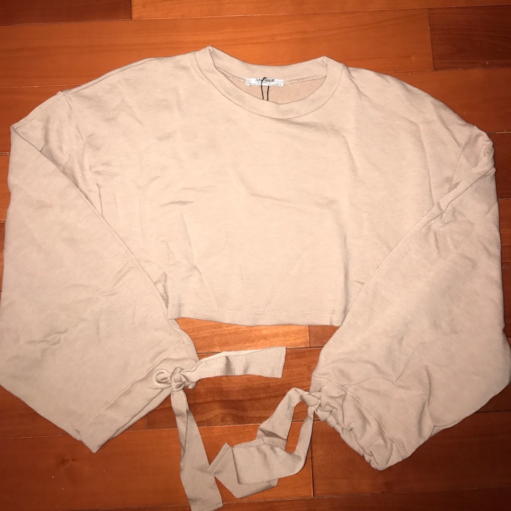 Crop crewneck