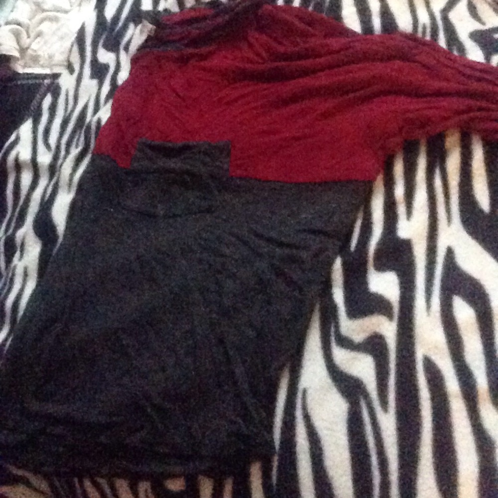 Zumiez/ Luna Chix two-tone crop top