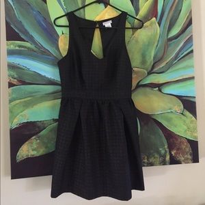 Black short boutique dress