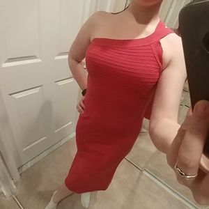 One shoulder dress
