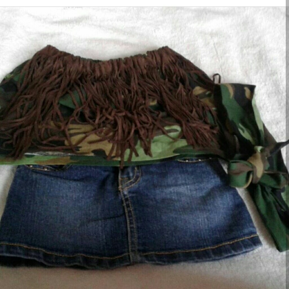 Crop top and wrap