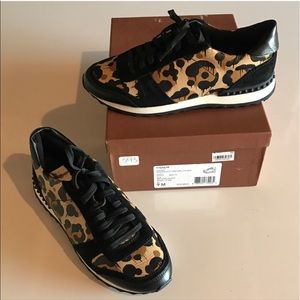 MAKE OFFER...Coach leopard tennis shoes. Brand new