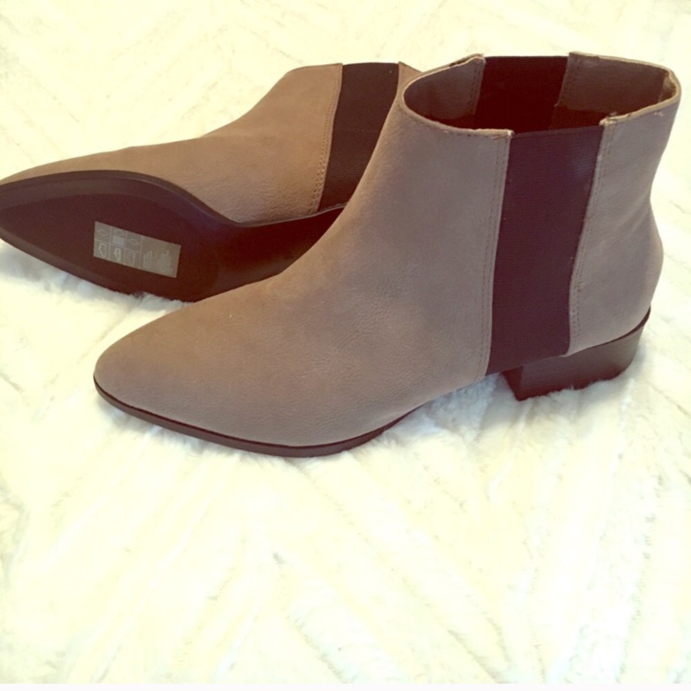 H&M faux suede booties