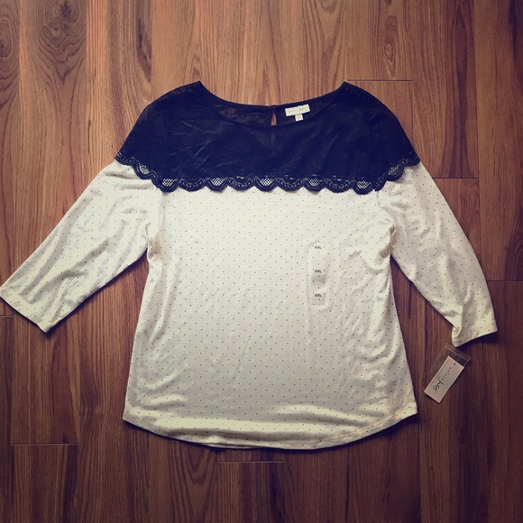 Maison Jules Tops - NWT Maison Jules 3/4 Sleeve Shirt