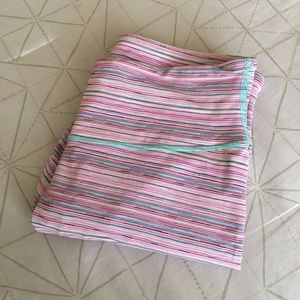 Pastel striped Lululemon Leggings