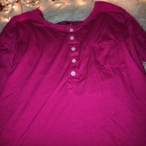 Long sleeve pajama shirt