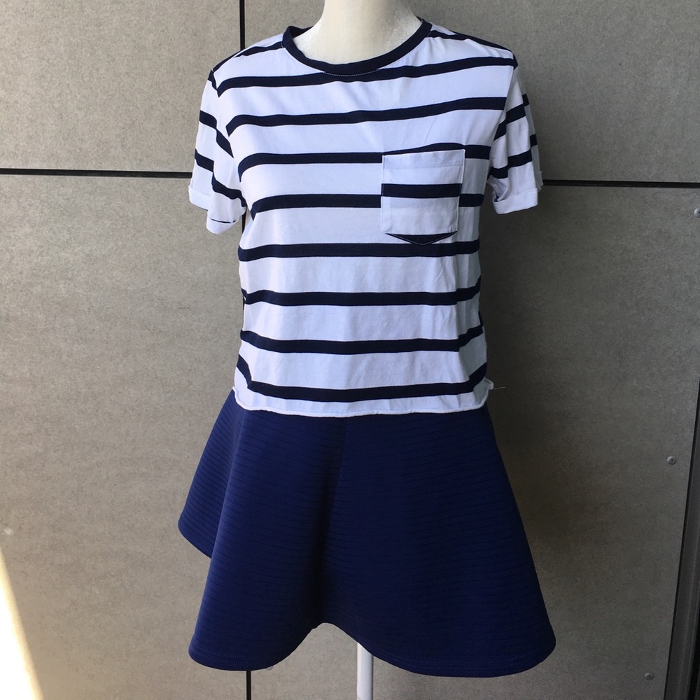 Summer outfitAsos top and Francesca's skater skirt