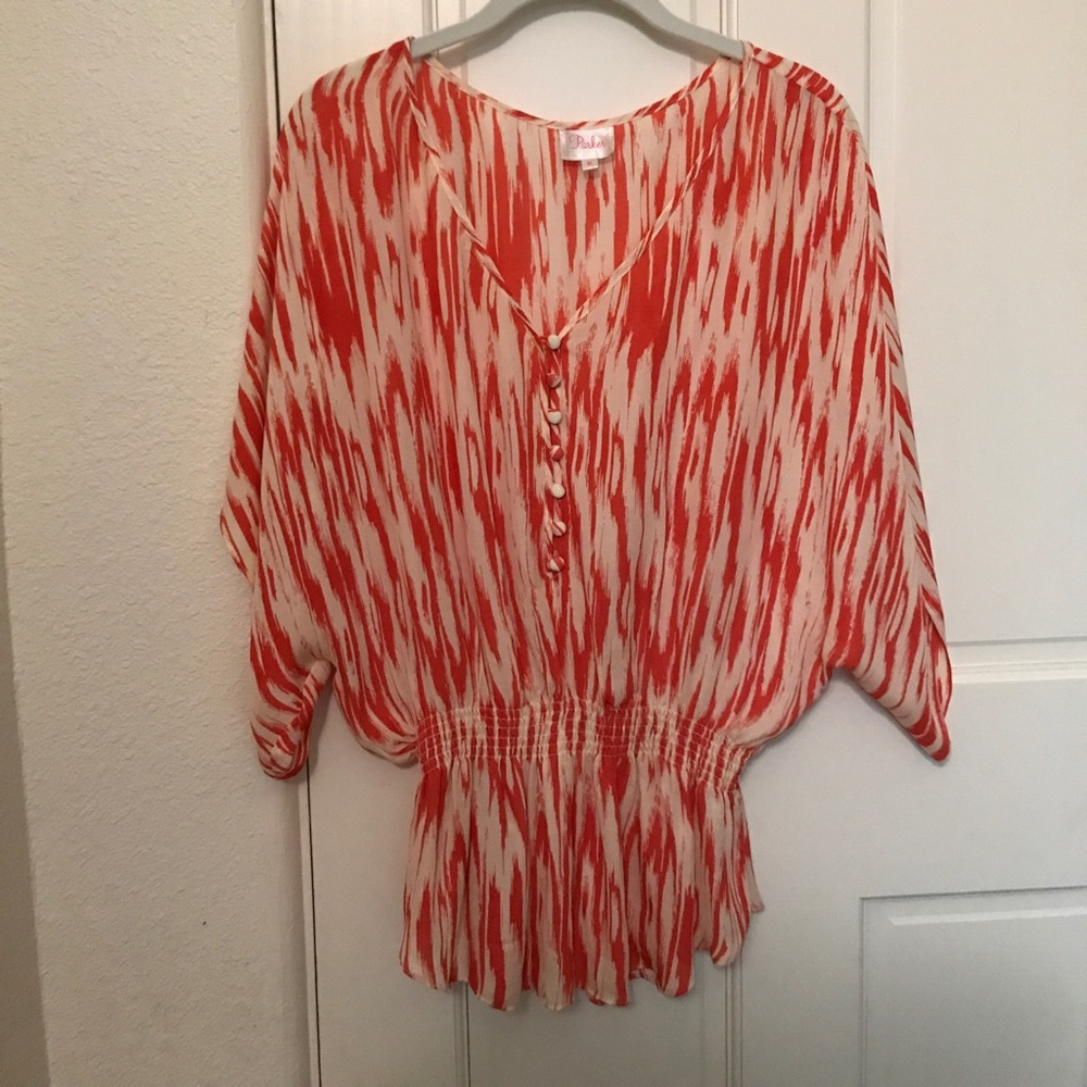 Parker cinched waist blouse