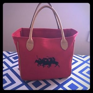 Ralph Lauren red handbag