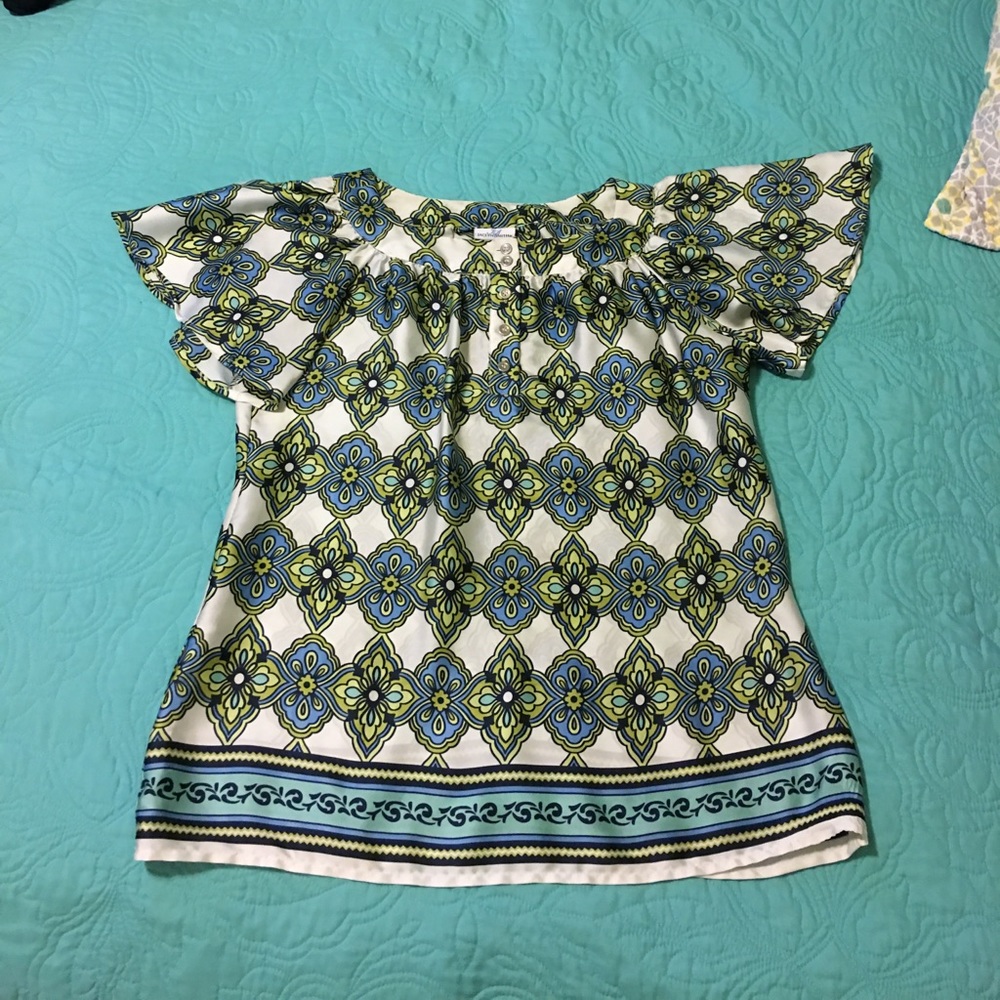 💚💙Gorgeous Jaclyn Smith Blouse💙💚