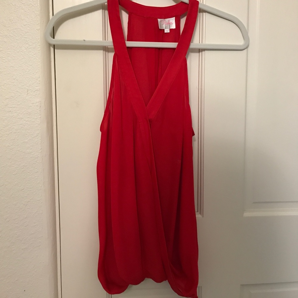 Parker draped blouse