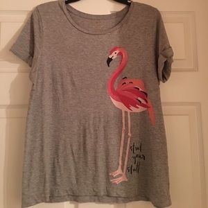 Kate spade flamingo tee