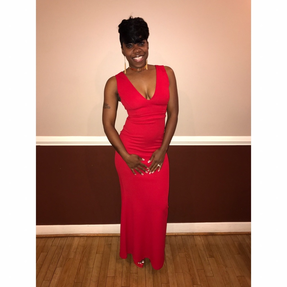 Long Red Formal Dress