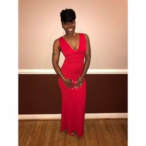 Long Red Formal Dress