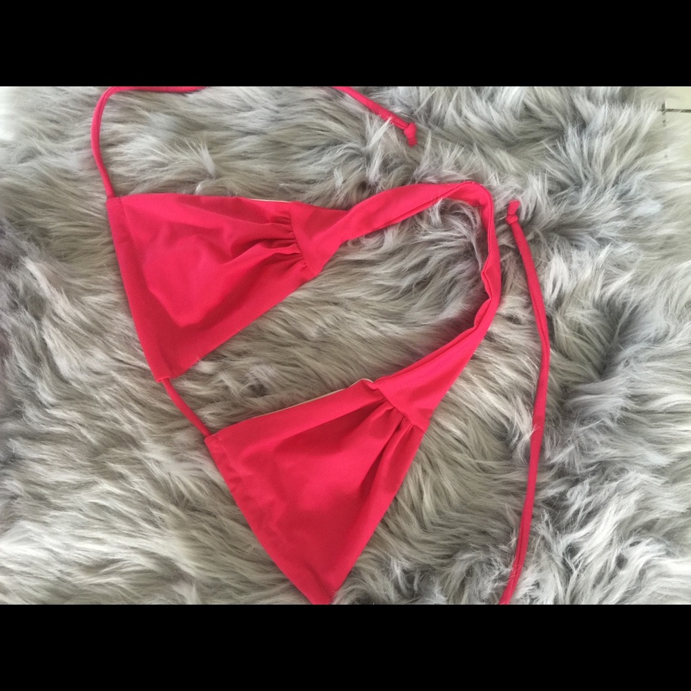 Triangle bikini top
