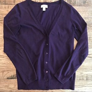 🌿NEW🌿 Loft Purple Cardigan