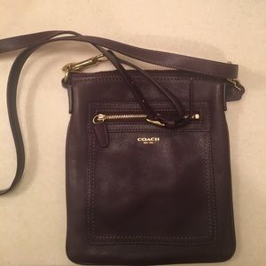 Coach Crossbody eggplant color