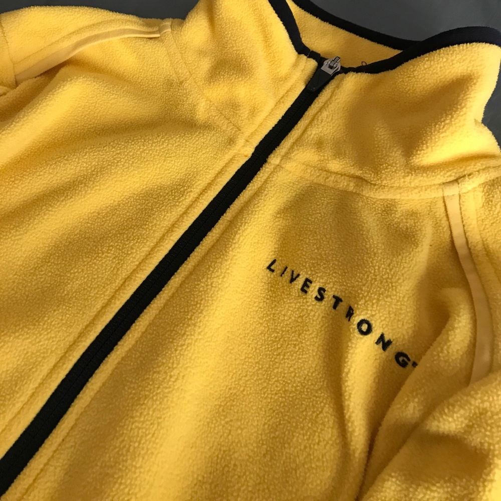 Nike live strong fleece zip up