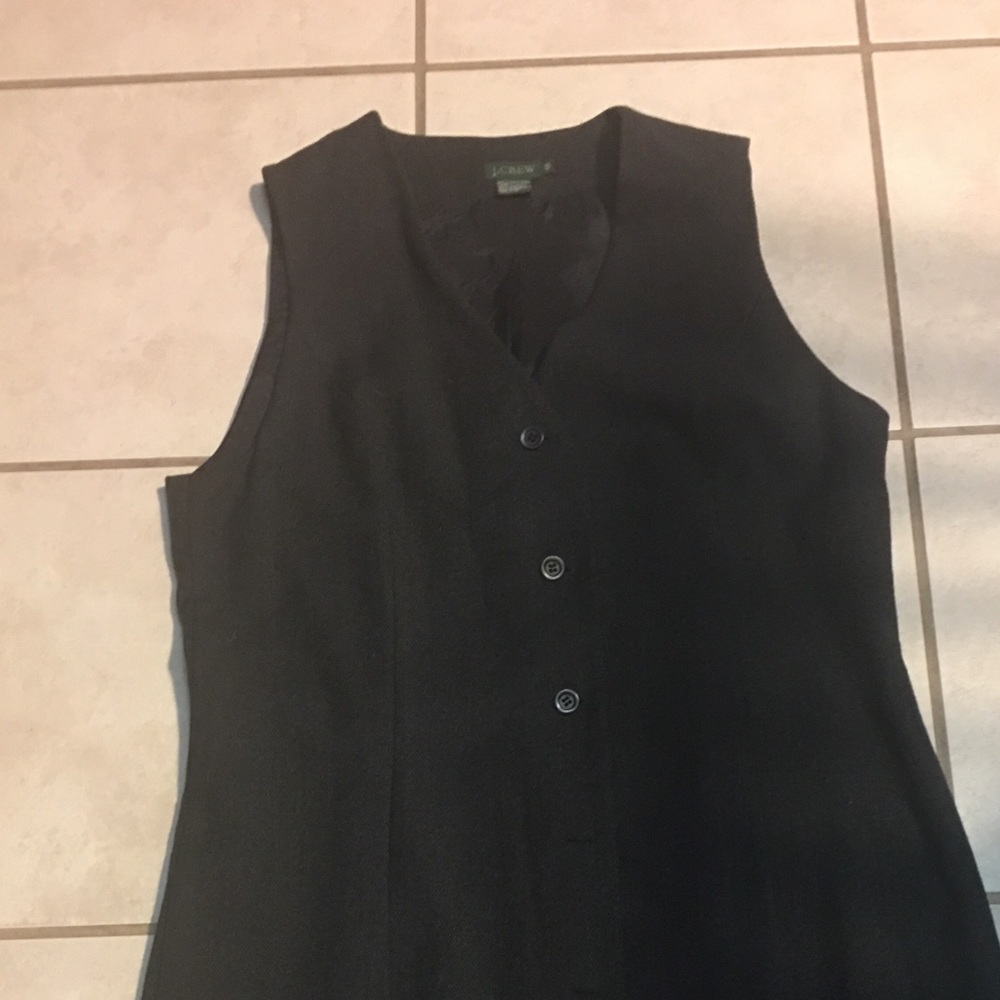 J Crew long vest/dress