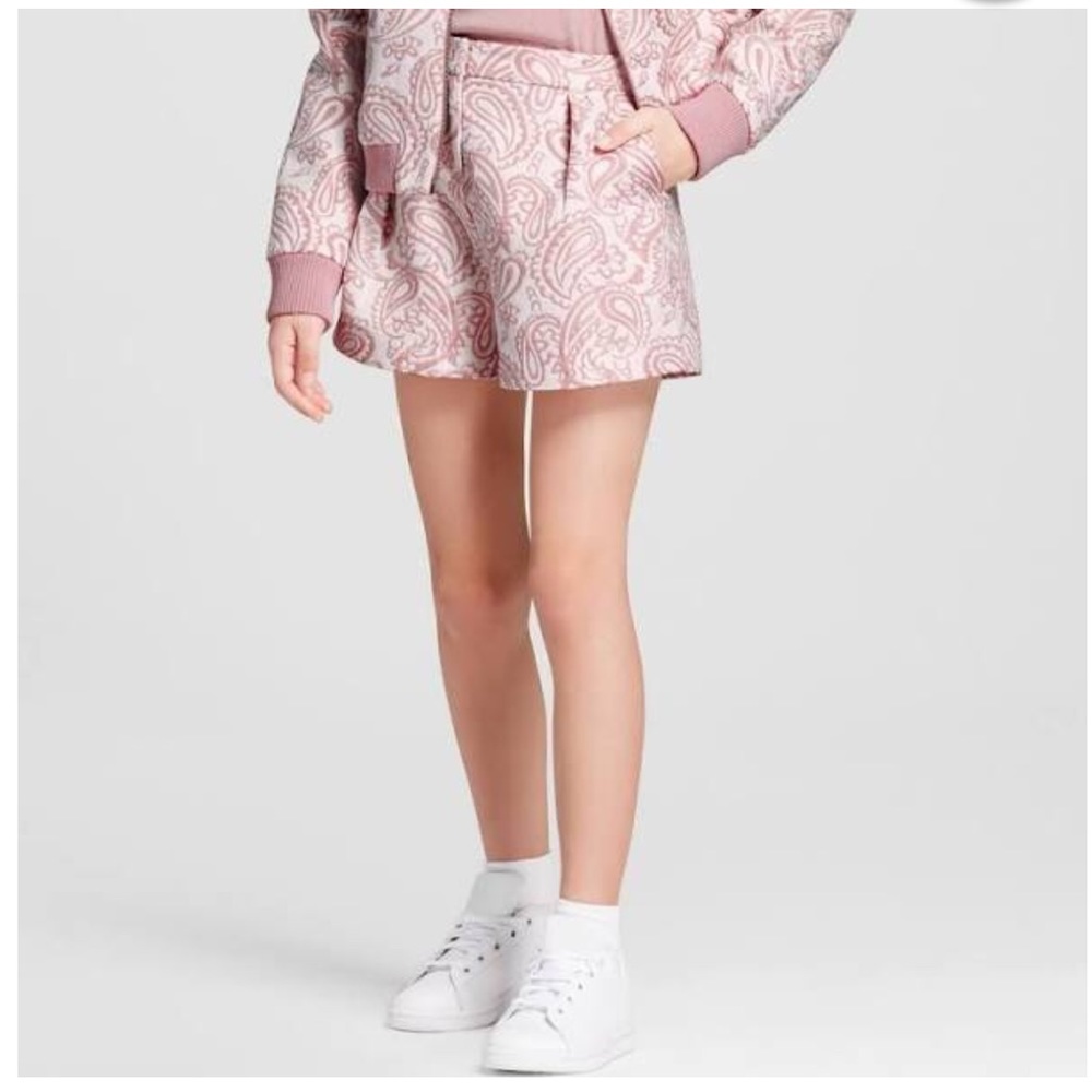 Victoria Beckham Girls Pleated Short