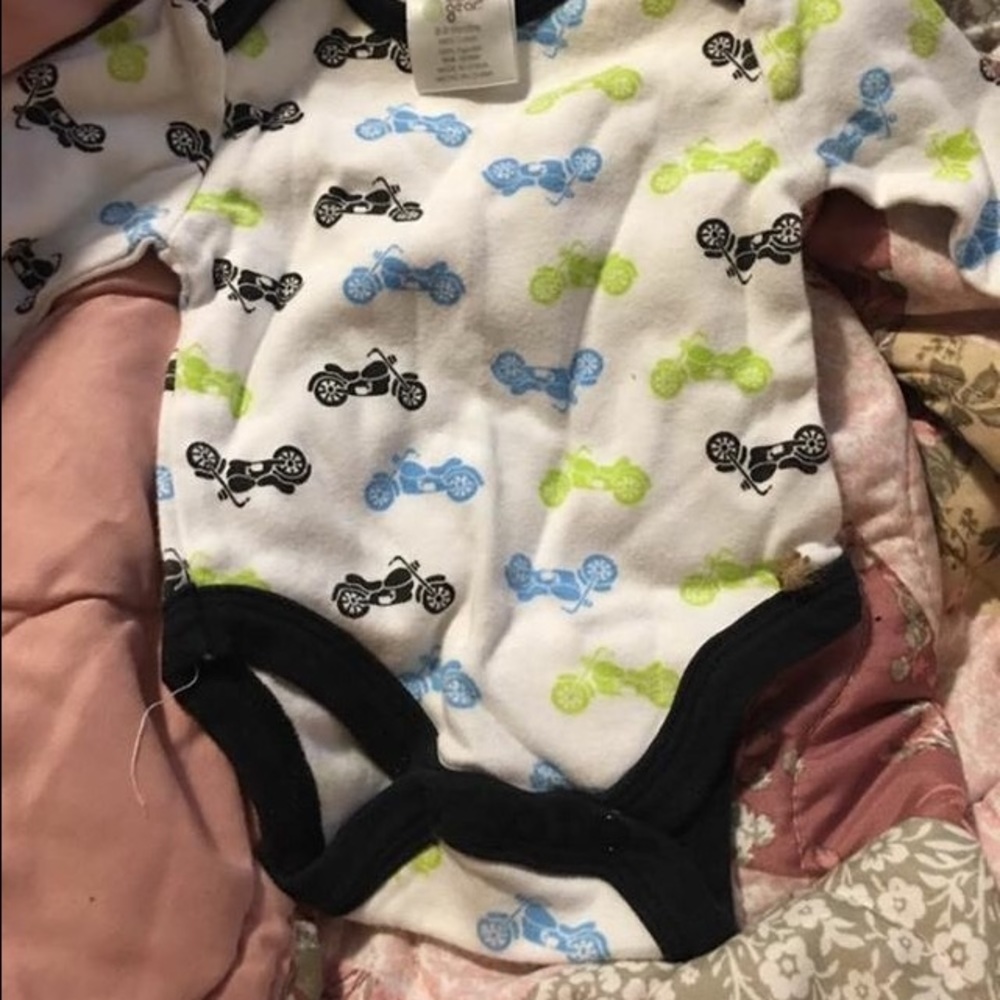 Bodysuit with motorcycles